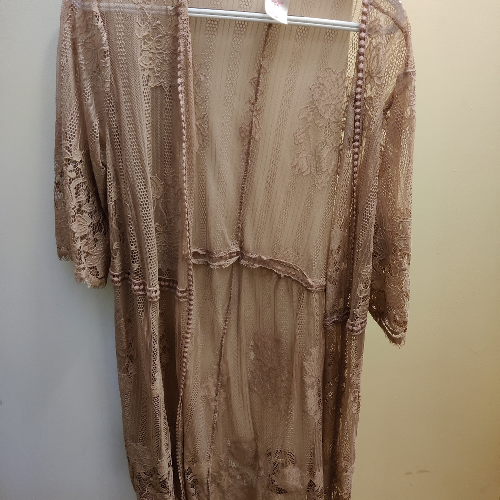 Pink Boho kimono